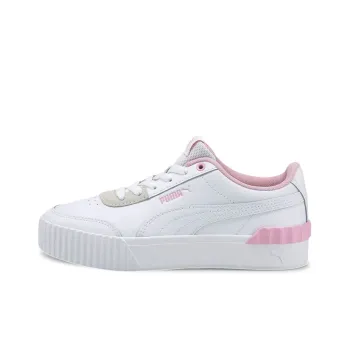 PUMA Carina Lift Casual Board Shoes White/Pink Women's