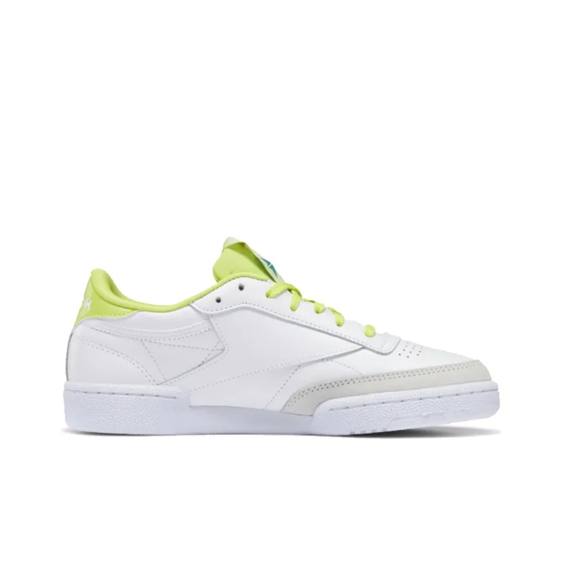 Reebok Club C85 'Cloud White Acid Yellow' Women's-1