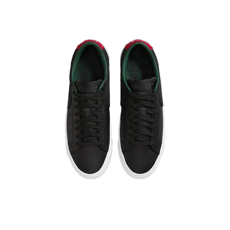 Nike Sb Blazer Low Gt Black Red White-3