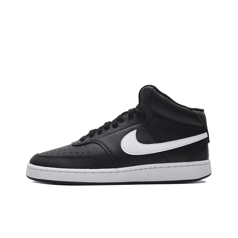 Nike Court Vision Mid Black White-0