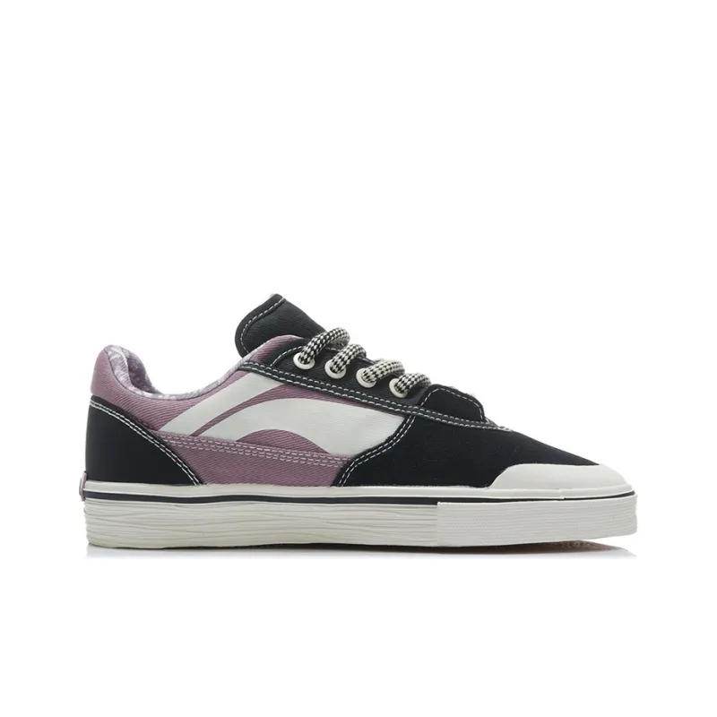 Steven Harrington x LiNing 50/50 Low Top Skateboard Shoes Men's Gray Purple-1