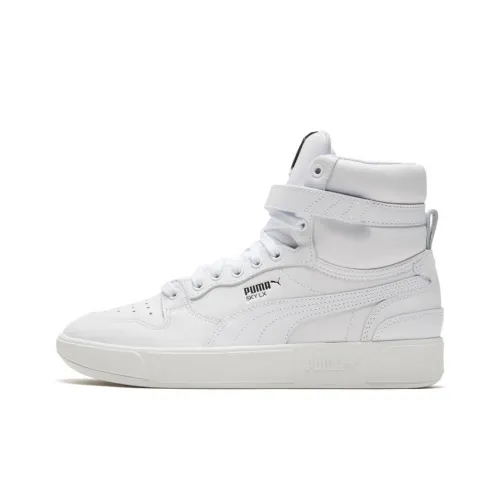 PUMA Sky LX Skateboard Shoes Unisex High-Top White