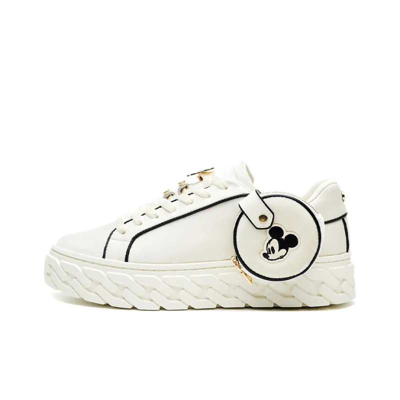 LI NING 1990 Beige Mouse Wear Resistant Low Top Skateboard Shoes Women's Ecru-0