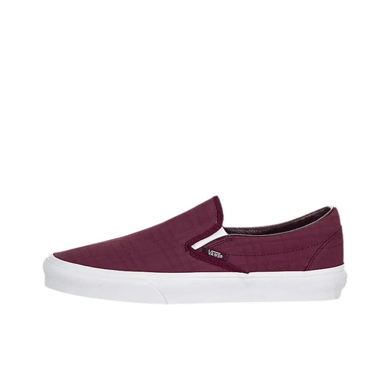 Vans Unisex Slip on Shoes Deep Wine Wine Red-0