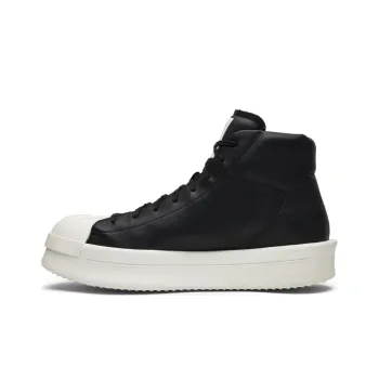RICK OWENS x Adidas Originals Mastodon High-Top Skateboard Shoes Men's Black