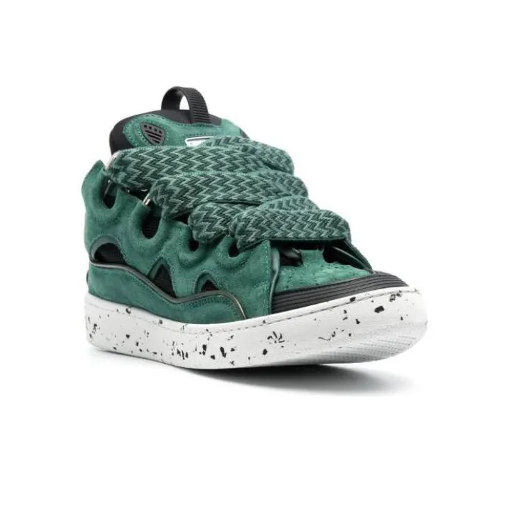 Lanvin Curb Sneakers 'Green'-2