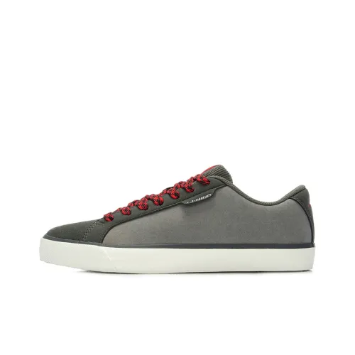 LINING Skateboard Shoes Men Low-Top Dark Gray/Beer Gray