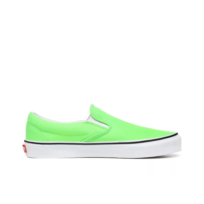 Vans Classic Slip On Neon Green Gecko-1