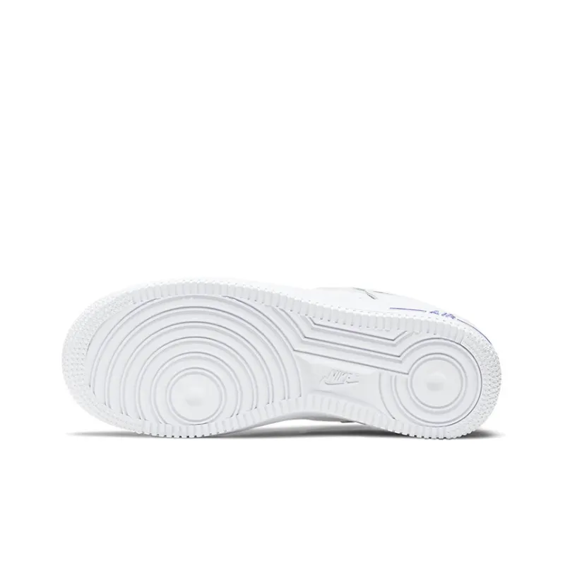 Nike Air Force 1 Low 07 LV8 White Racer Blue GS-5