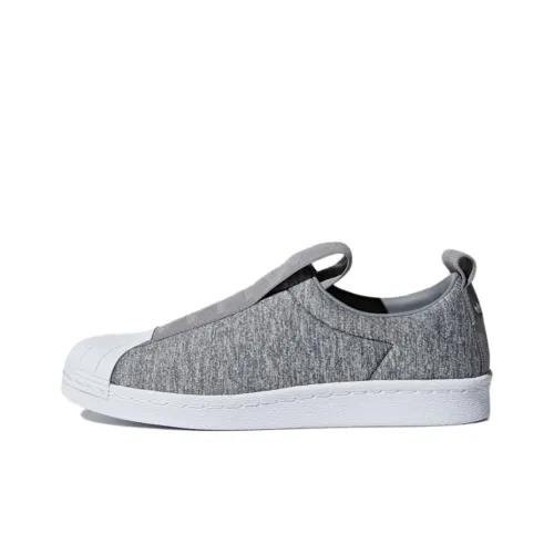 Adidas Originals Superstar BW3S Slip-on Breathable Low-Top Skateboard Shoes Unisex Gray White