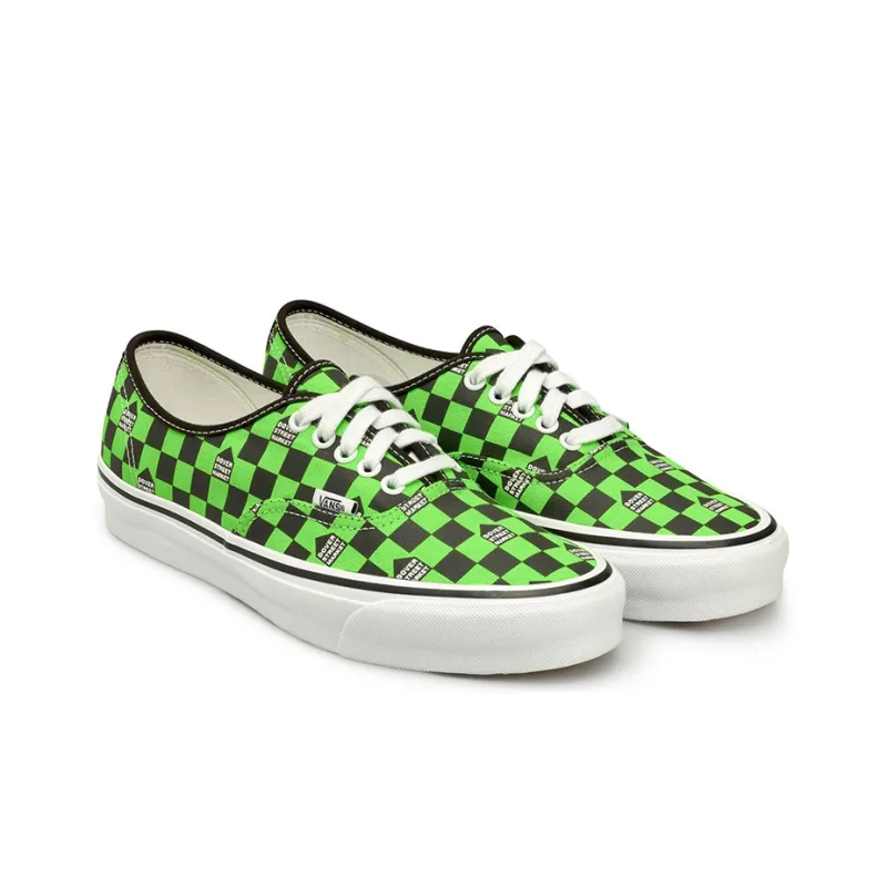 Authentic Dover Street Market X Og Vans Lx 'DSM Checkerboard Green Gecko'-2
