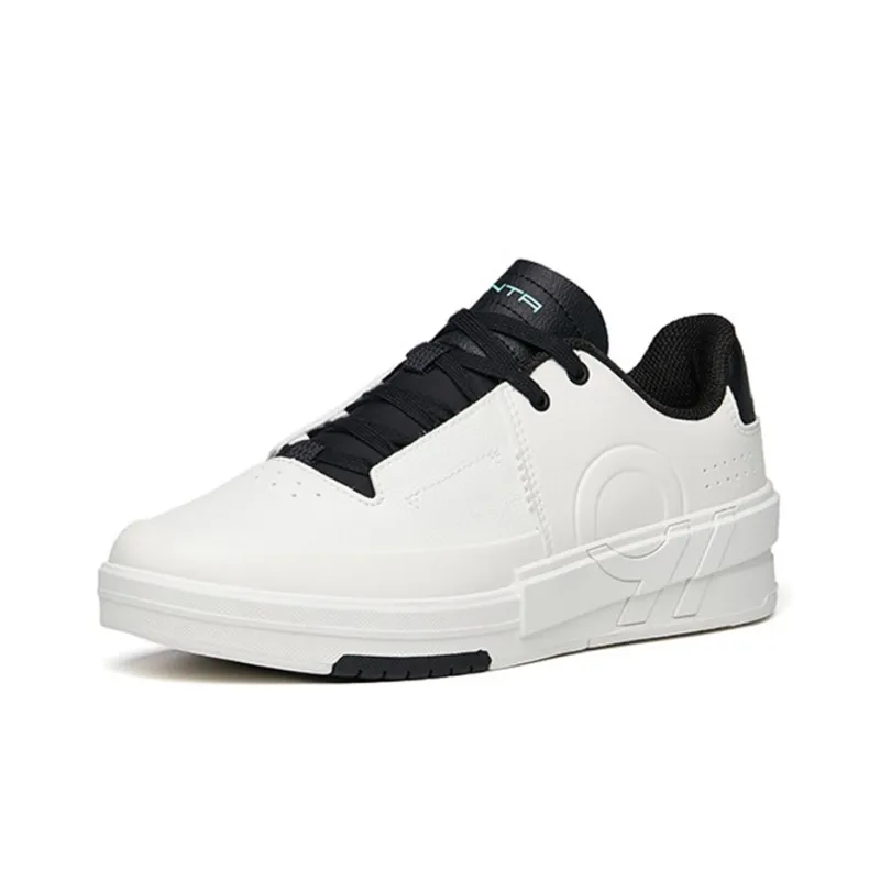Anta AT91 Wear Resistant Slip Resistant Low Top Skateboard Shoes Men's White Black-2