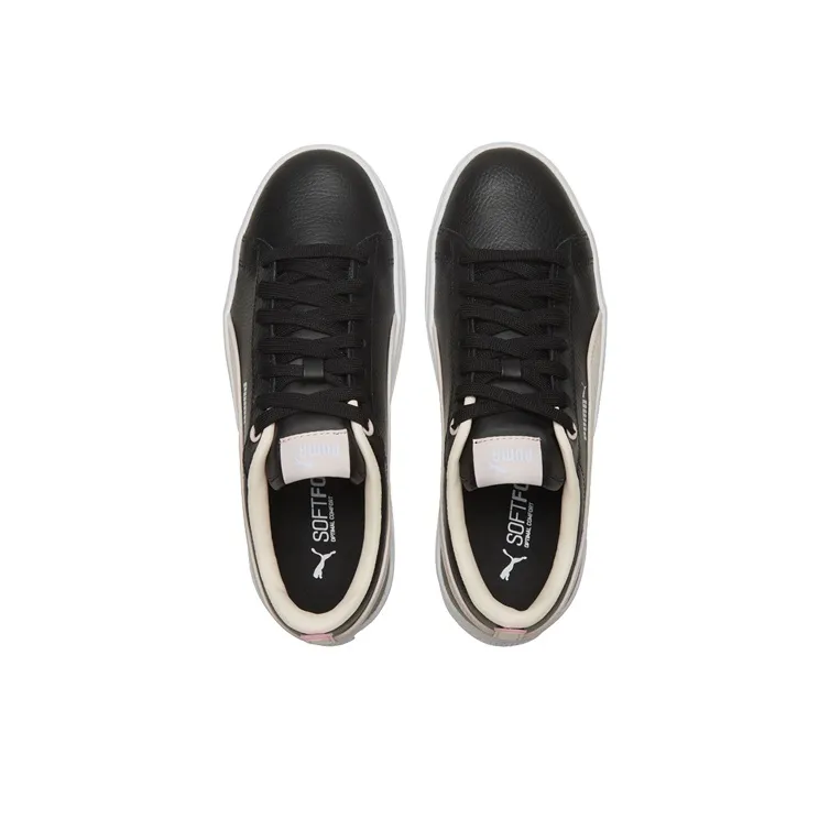 PUMA Smash Platform Piping Black Women's-2