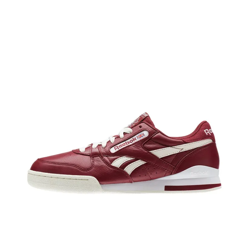 Reebok Phase 1 I Pro DL Wrapping Anti-Slip Shock-Absorbing And Wear-Resistant Low-Top Skateboard Shoes Men's Burgundy-0