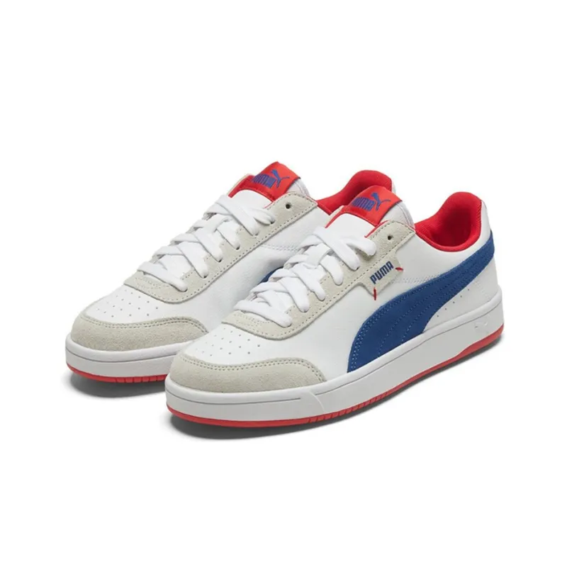 PUMA Court Legend Lo 'White Blue Red'-2