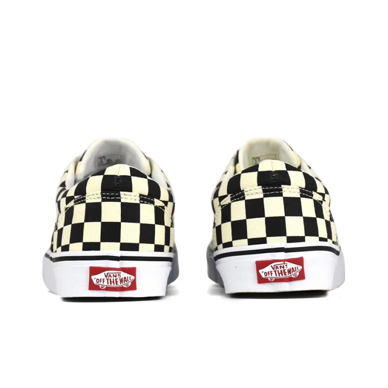 Vans Doheny Lace Up Checkboard 'Black Yellow'-3