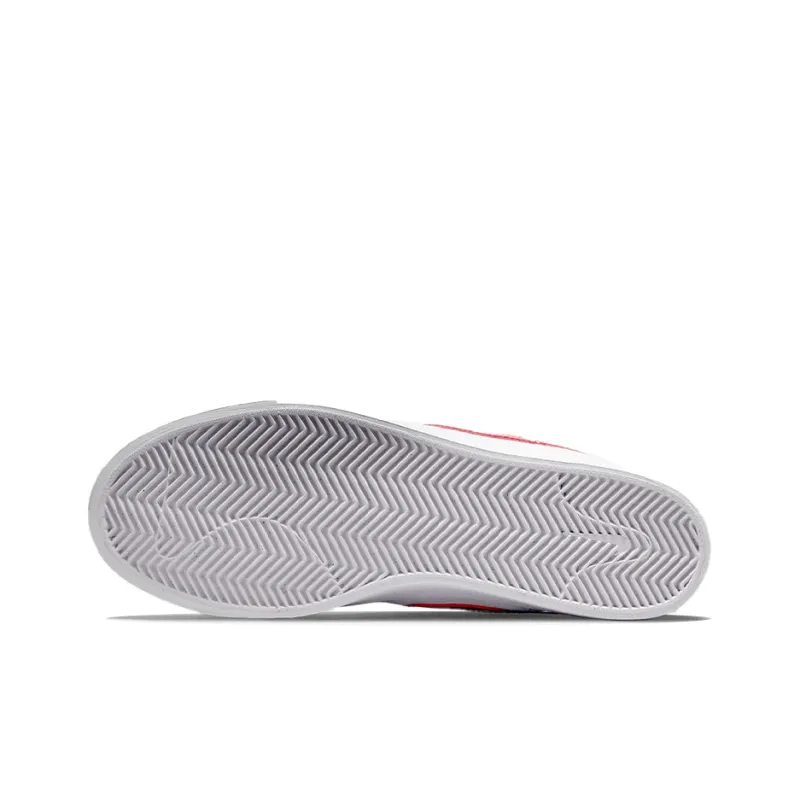 Nike Blazer Court Mid Sb 'White University Red'-5