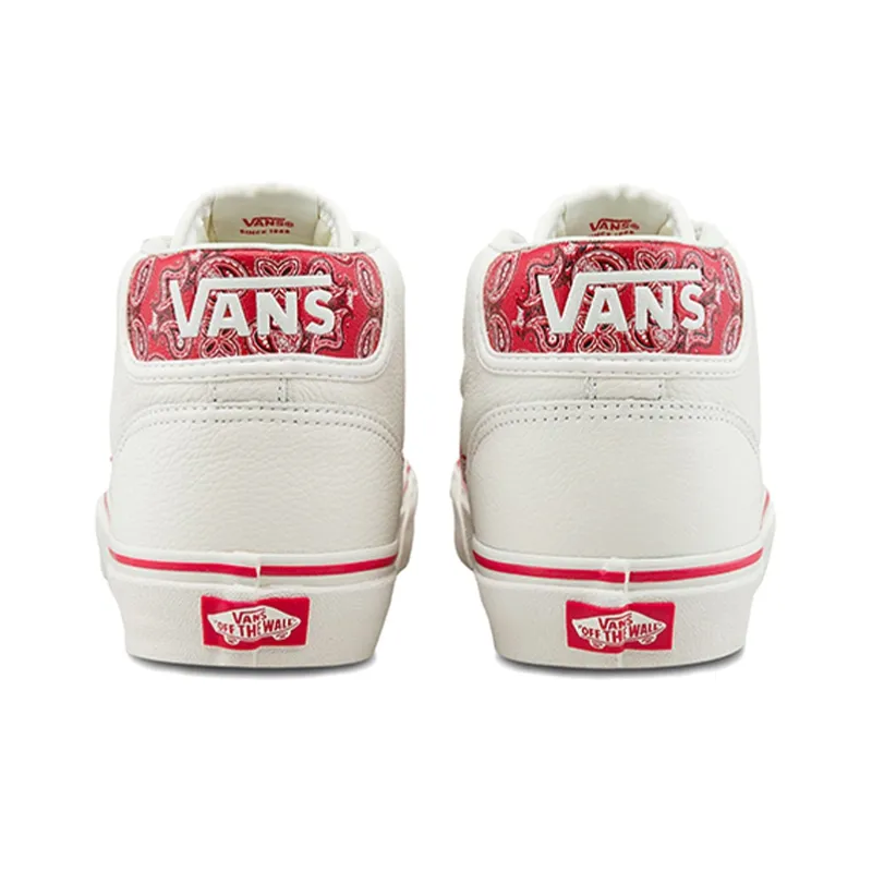 Vans Mid Skool 37 'Sport Paisley White Red'-5