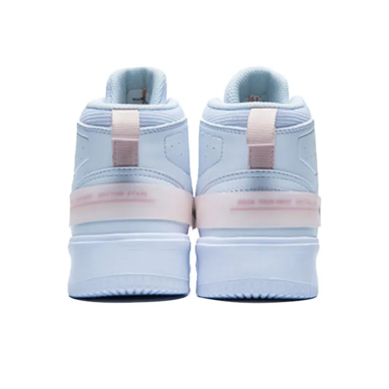 361° Skateboard Shoes Women's High Top White/Pink-4
