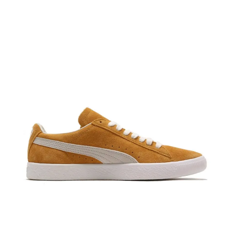 PUMA Suede 90681 Honey Mustard Balanced Wear-Resistant Low-Top Skateboard Shoes Men's Yellow-1