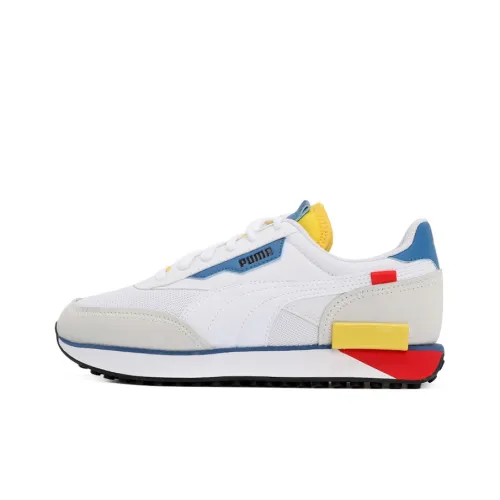 PUMA Future Rider Skateboard Shoes Unisex Low-Top PUMA White/Yellow