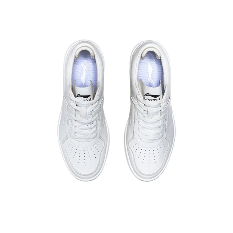 LiNing Street Player Coverage Thermal Slip Resistant Low Top Skateboard Shoes Men's White-3