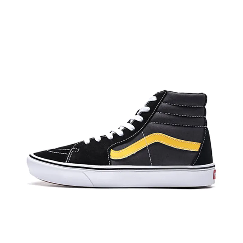 Vans ComfyCush SK8 Hi 'Black Yellow'-0