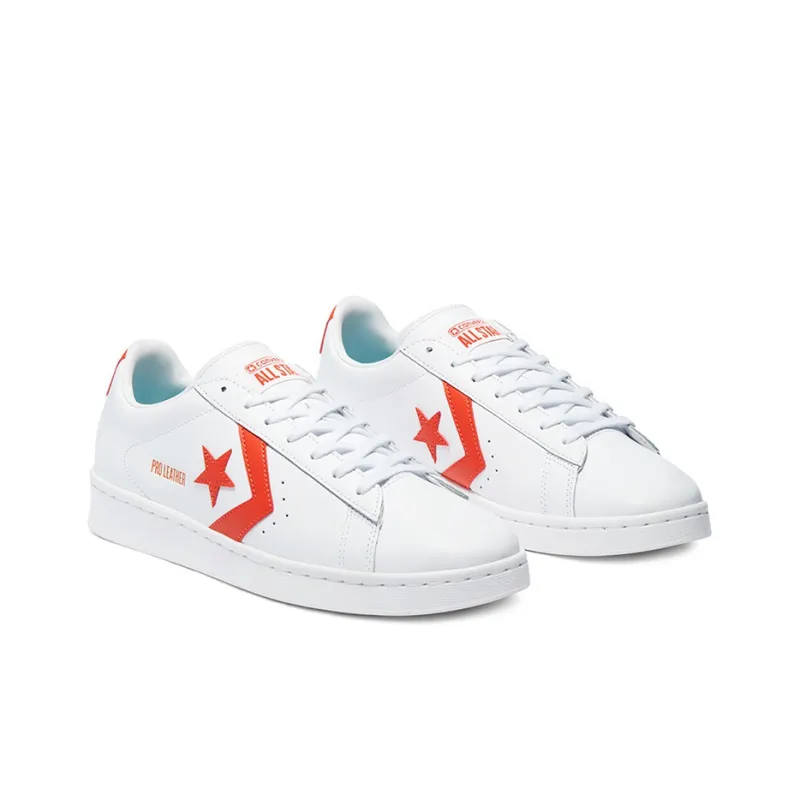 Converse Pro Leather Low Color Pop White Bright Poppy-2