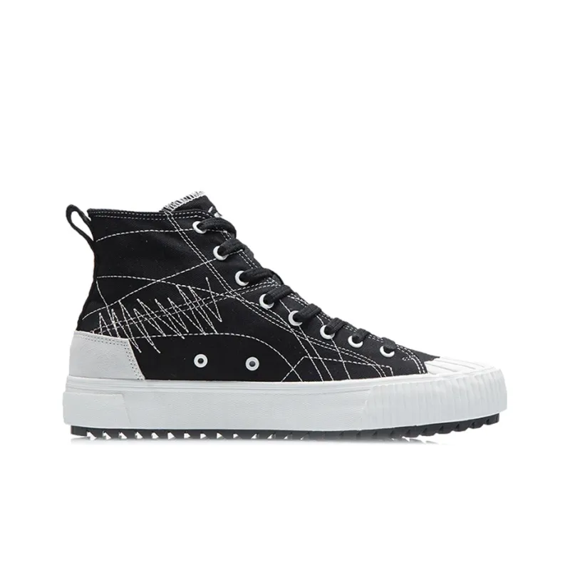LINING Badfive Skate 'Black White'-1