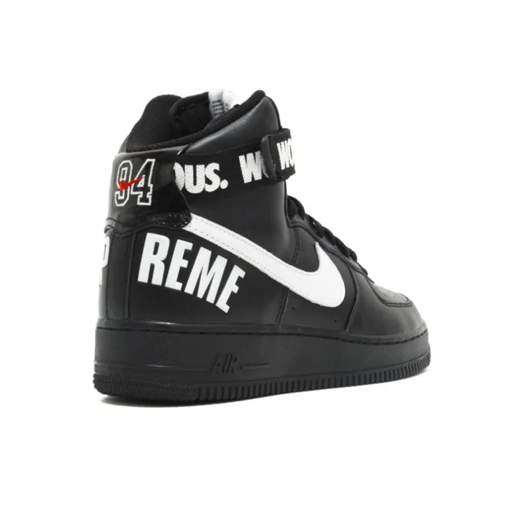 Nike Air Force 1 High Supreme World Famous Black-3