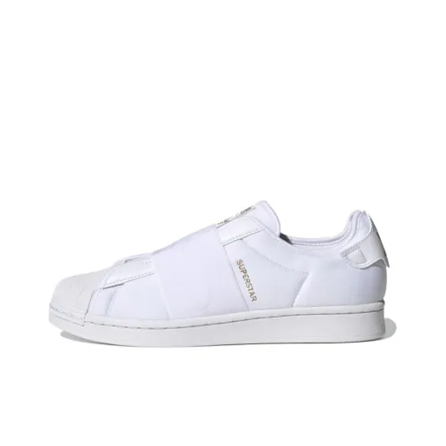 Adidas Originals Superstar Slip On Shoes 'White Gold Metallic'