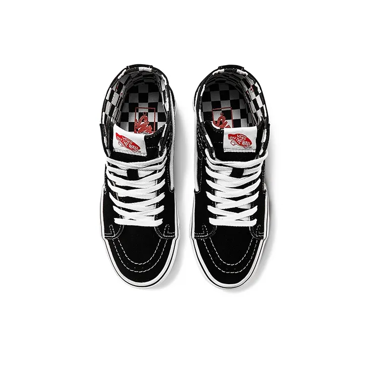 Vans Ua SK8 HI Tapered High Top Casual Canvas Skate Shoes Unisex Diy Black-2