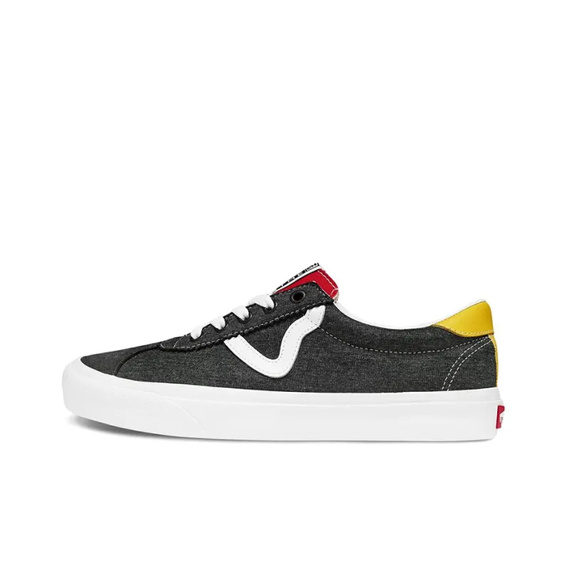 Vans Sports Black Red Yellow-0