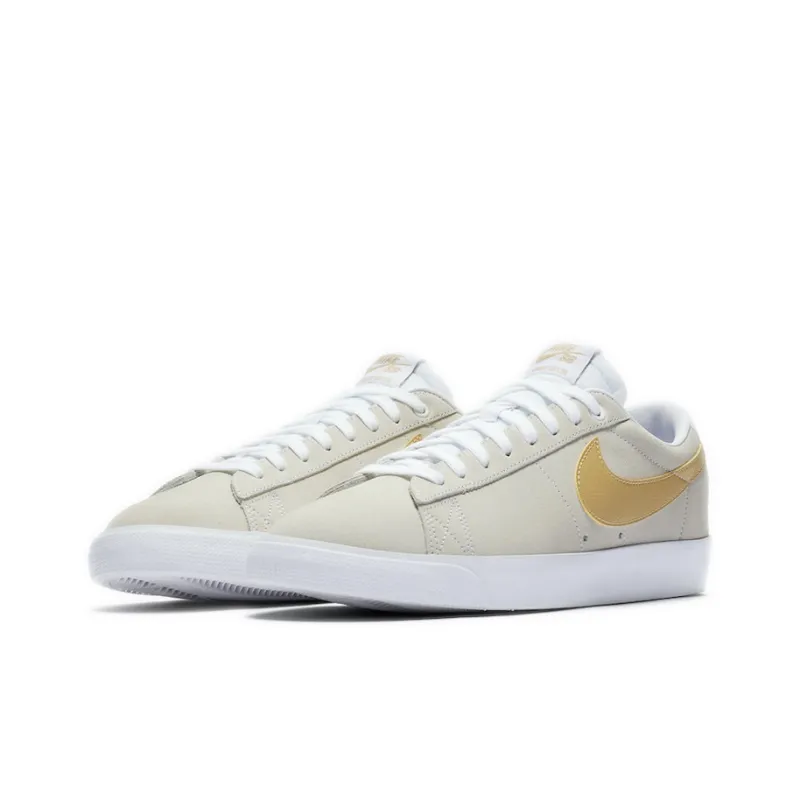 Nike Sb Blazer Low Gt Grey Yellow-2