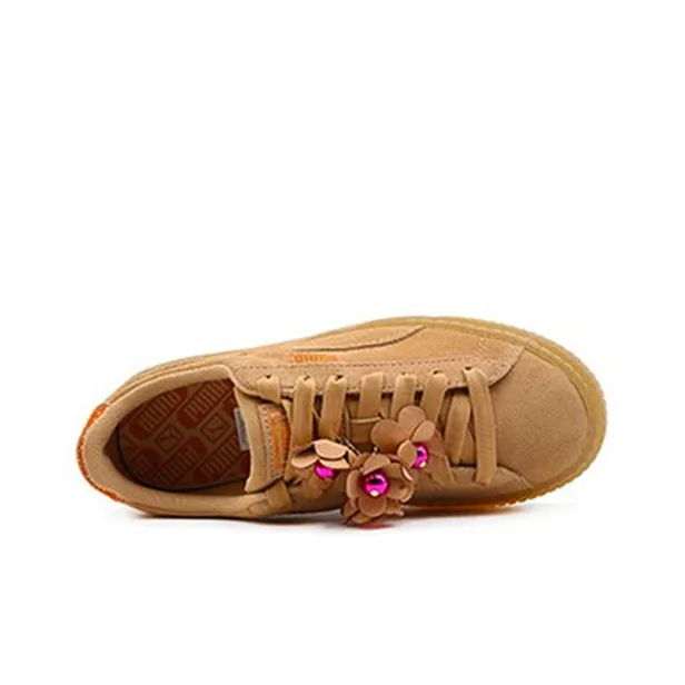 PUMA Platform Flower Tassel 'Brown' Women's-2