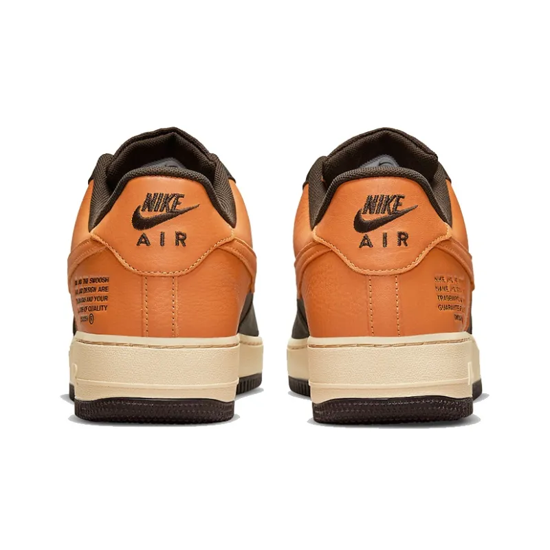 Nike Air Force 1 Low Gore Tex Brown Orange-4