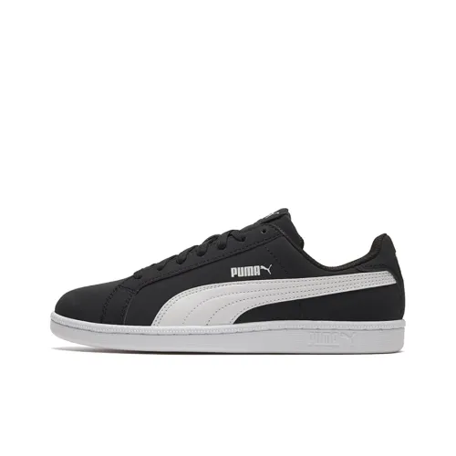 PUMA Smash Skateboard Shoes Unisex Low-Top Black/White