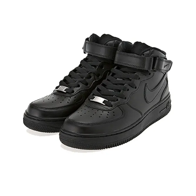 Nike Air Force 1 '07 Mid 'Black' Women's-2