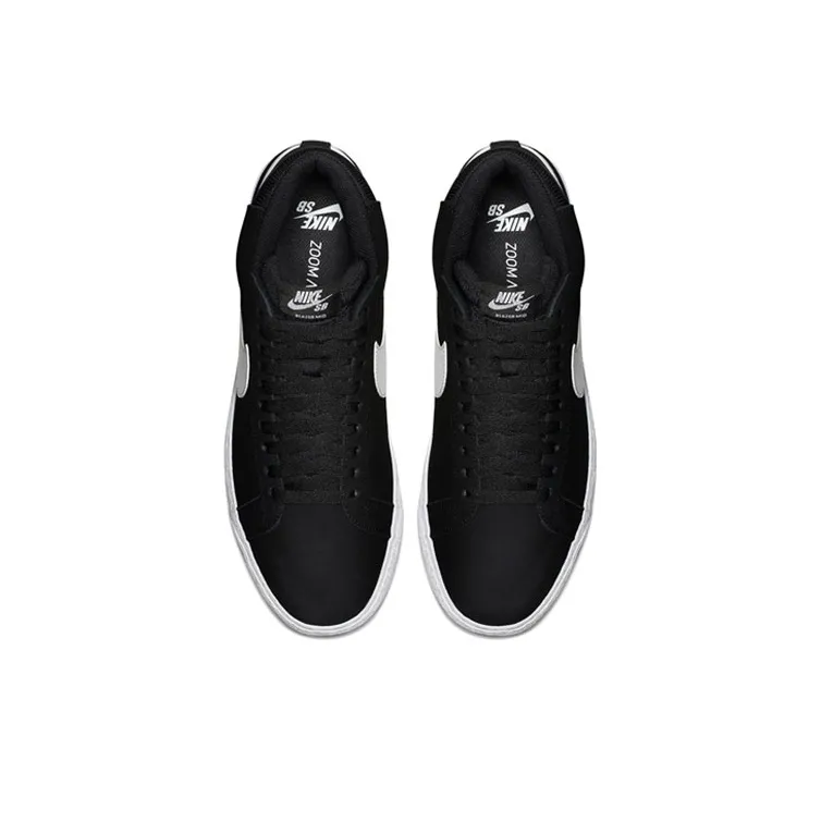 Nike SB Zoom Blazer Mid Black White-3