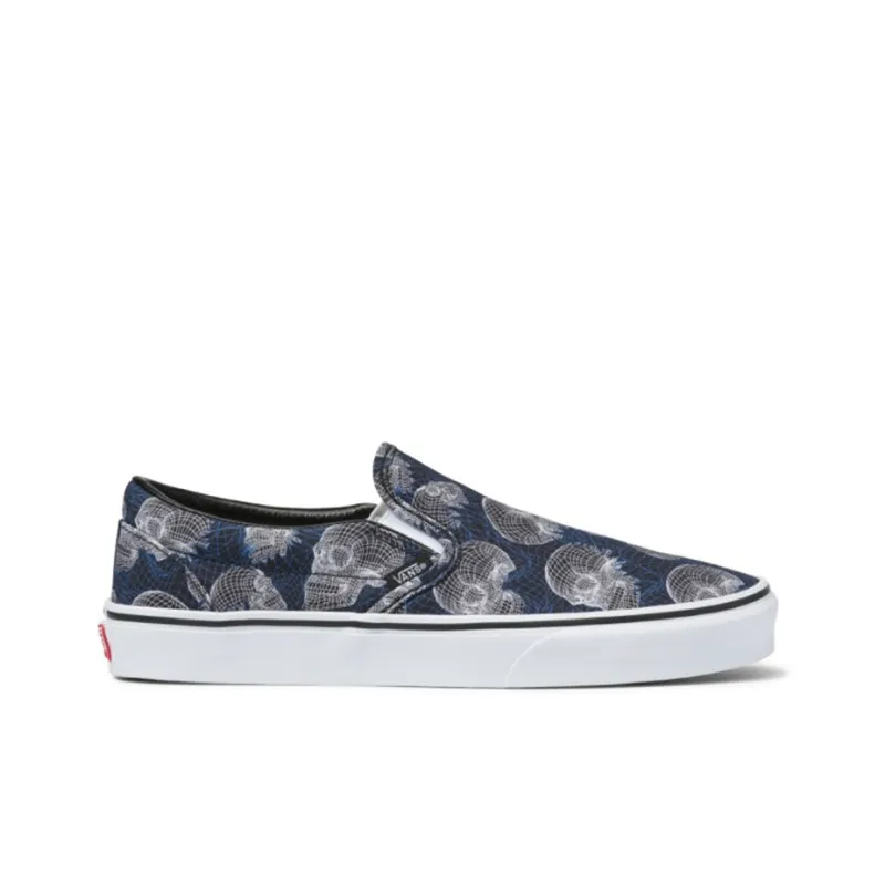 Vans Slip on Blue White-1