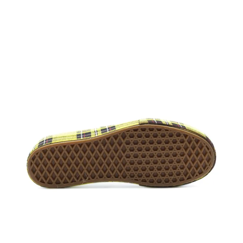 Authentic Vans Platform 'Patent Plaid Lemon Chrome' Women's-4