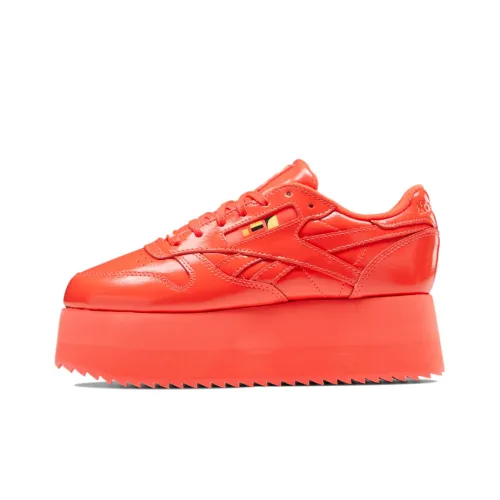 Reebok Gigi Hadid X Women's Classic Leather Triple Platform 'Neon Red'