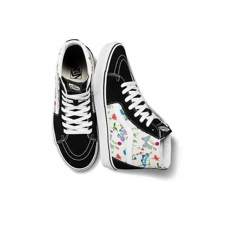 Vans Sk8 Hi Butterfly Floral Marshmallow-3