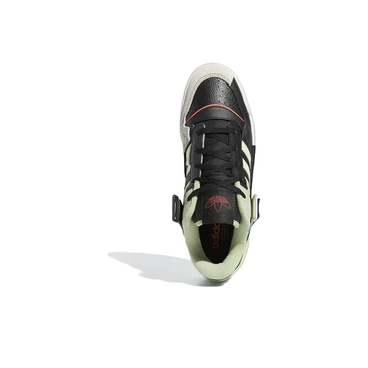 Adidas Forum Exhibit Low Core Black Almost Lime Magic Lime-4