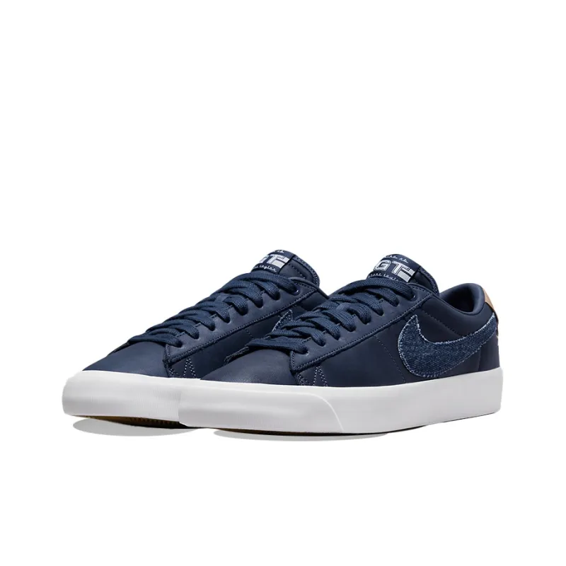 Nike Sb Zoom Blazer Low Pro Gt Denim Swoosh-2