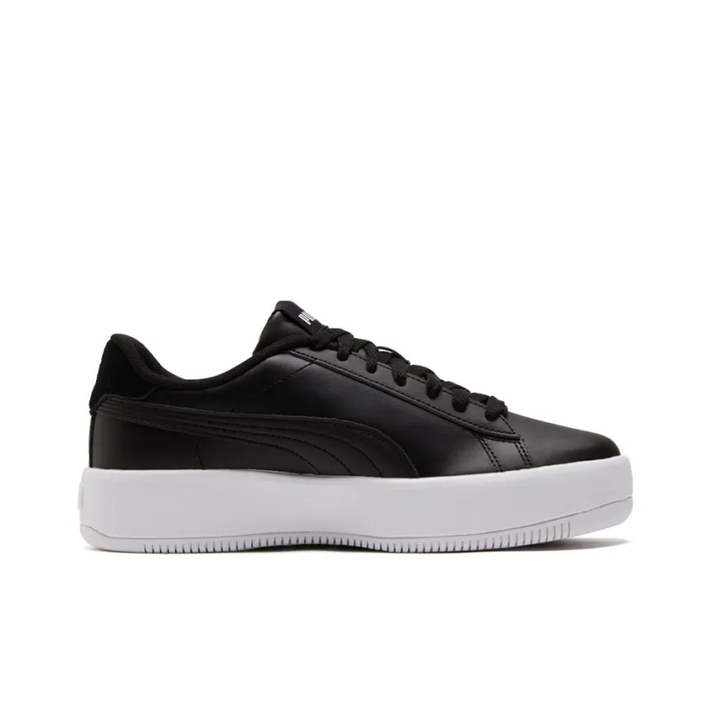 PUMA Lily Platform Board Shoes Black/White Women's-1