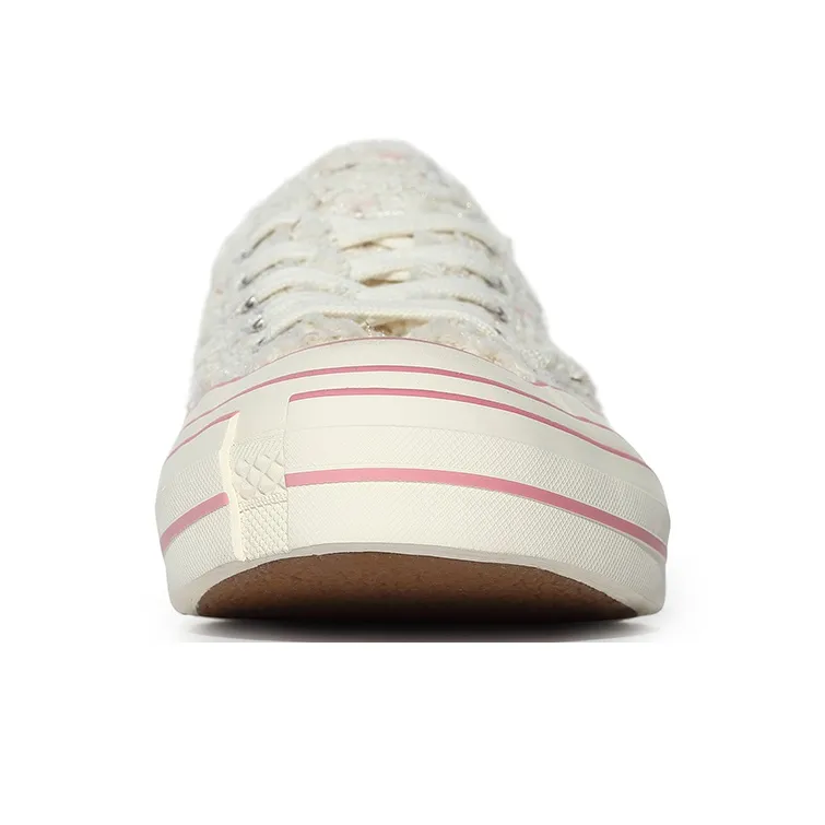 XVESSEL Skateboard Shoes Unisex Low Top White-6