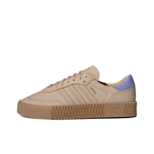 Adidas Originals Sambarose Skateboard Shoes Women's Low-Top Brown