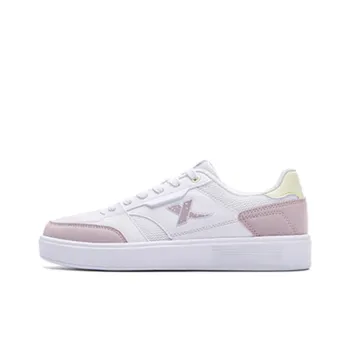 XTEP Youth Skateboard Shoes Women's Beige Pink