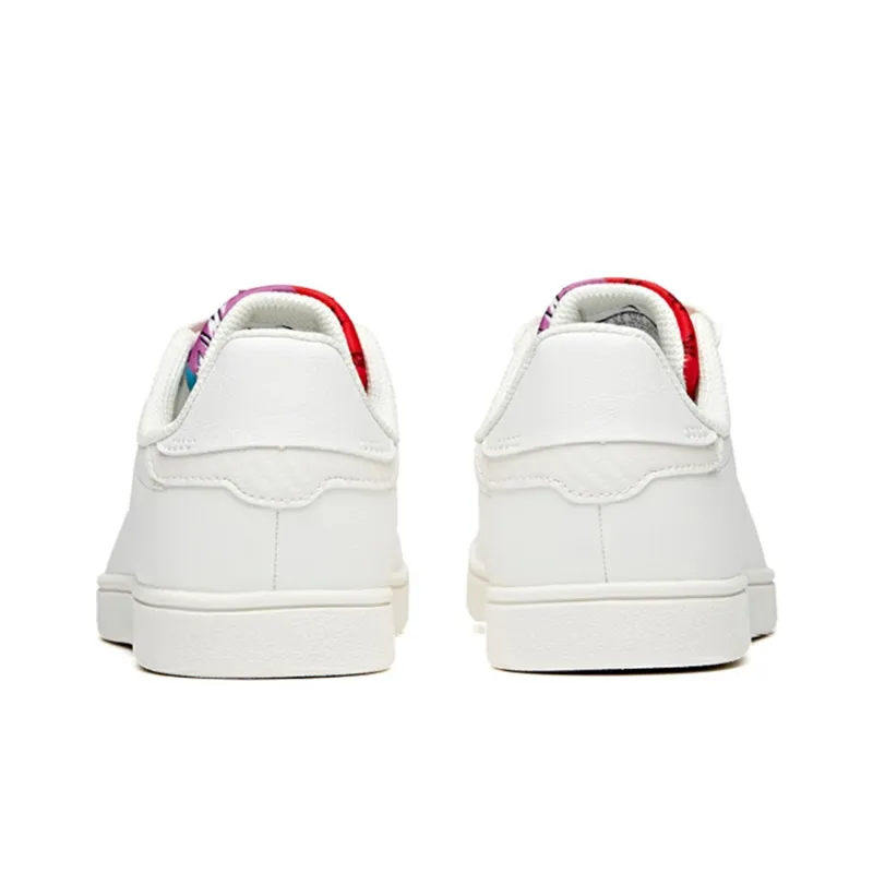 Anta Life Collection Low-Top Skateboard Shoes Women's White Pink-3
